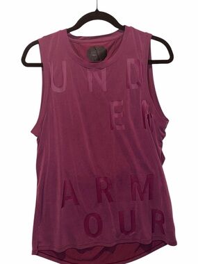 Under Armour Womens Plum Athletic Sleeveless Tank Top